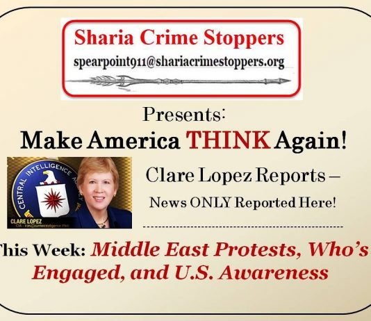 Clare Lopez- News Reports, Monday, November 19, 2019: Middle East Chaos