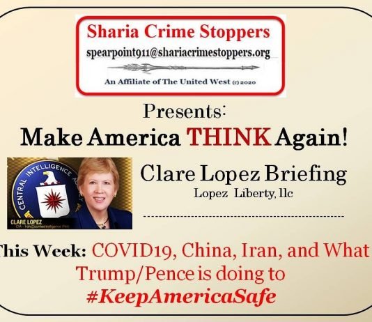 Clare Lopez News Briefing – COVID19, China, Iran,and What Trump/Pence is doing to #KeepAmericaSafe