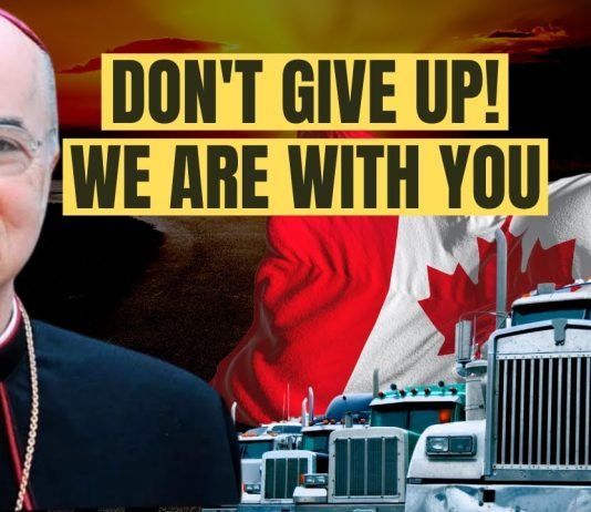 Archbishop Viganò’s IMPORTANT MESSAGE To Canadian Truckers