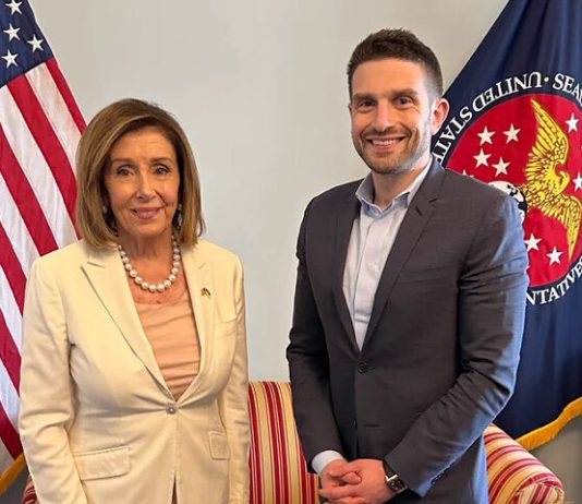 Alex Soros Meets with Nancy Pelosi on Capitol Hill